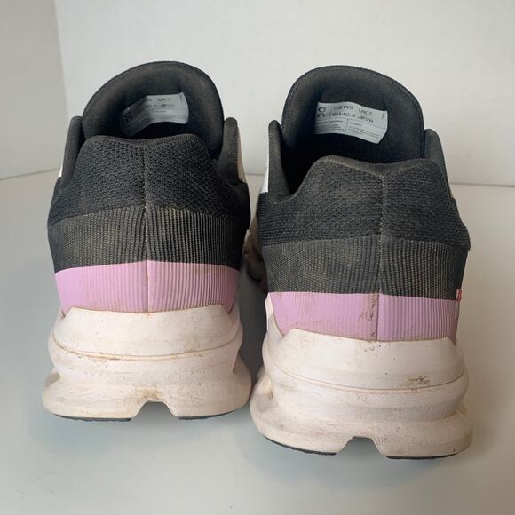 On Running Cloudrunner Women's White Heron Black Running Shoes Size 9 - Picture 2 of 8